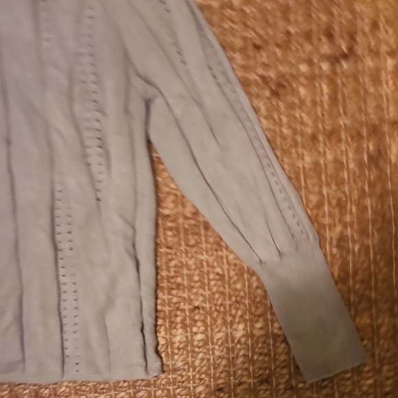 Express Gray Cable Knit Sweater - Picture 6 of 7